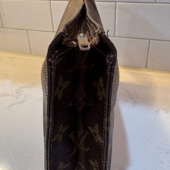 RARE Louis Vuitton Vintage Monogram Toiletry French Company 26 Bag Clutch 1980's - Picture 9 of 13
